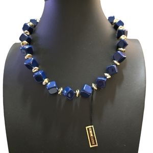 16" Genuine Lucite Cube Beaded Necklace L6